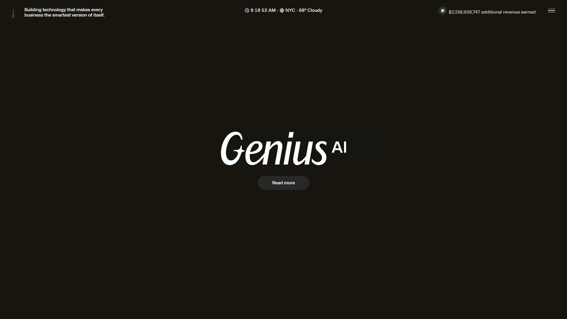 Genius AI product screenshot