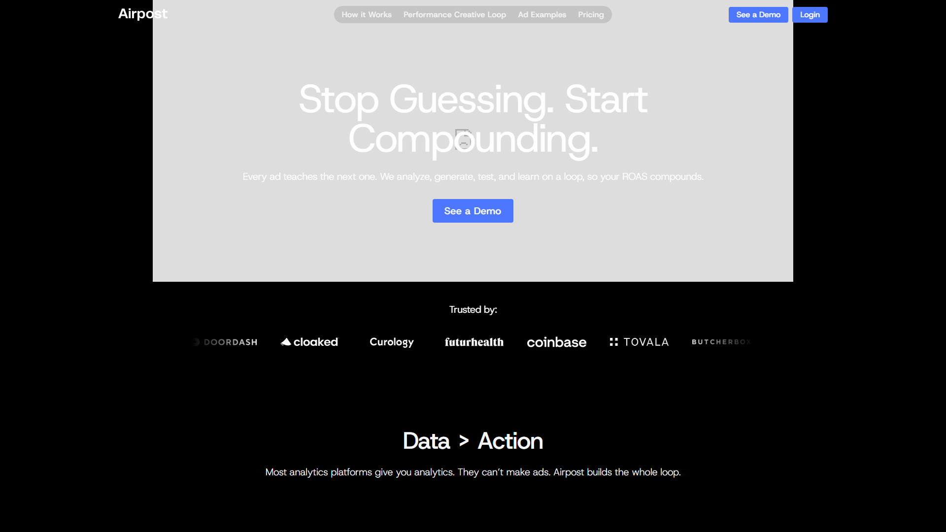 Airpost product screenshot