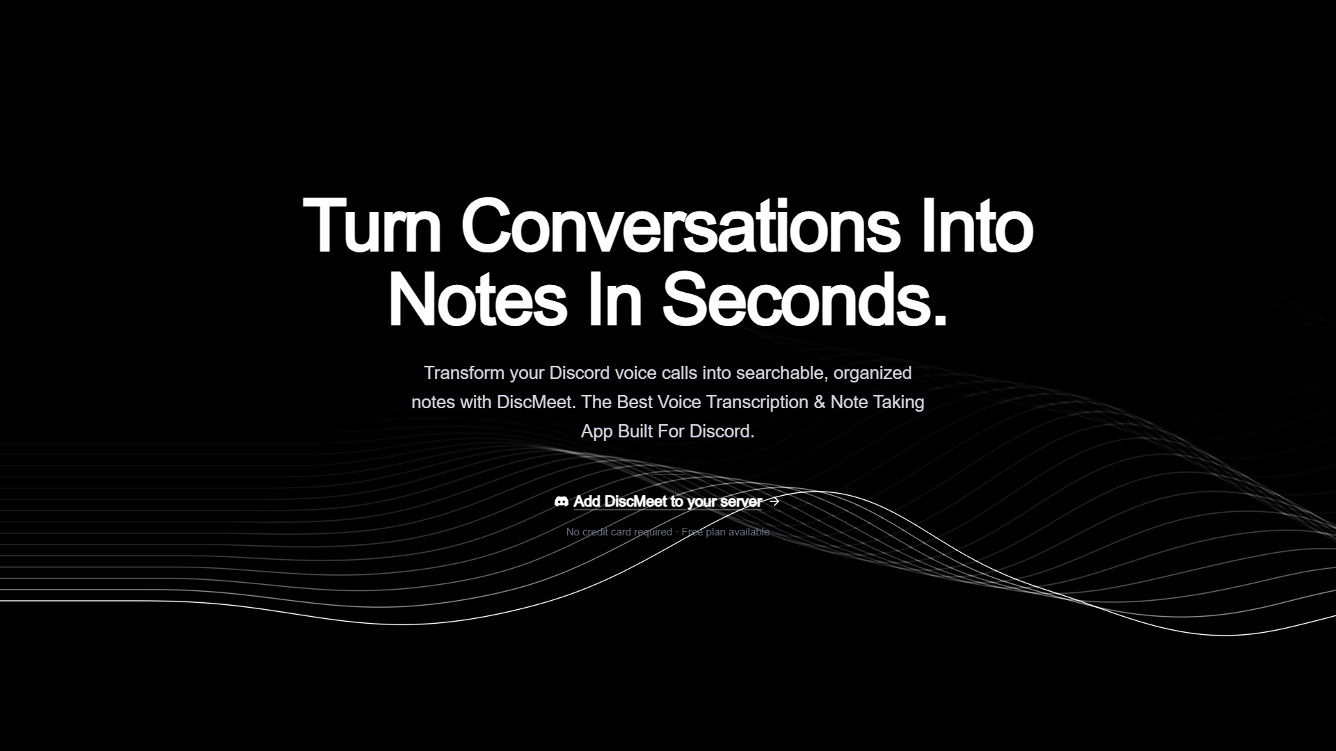 DiscMeet product screenshot