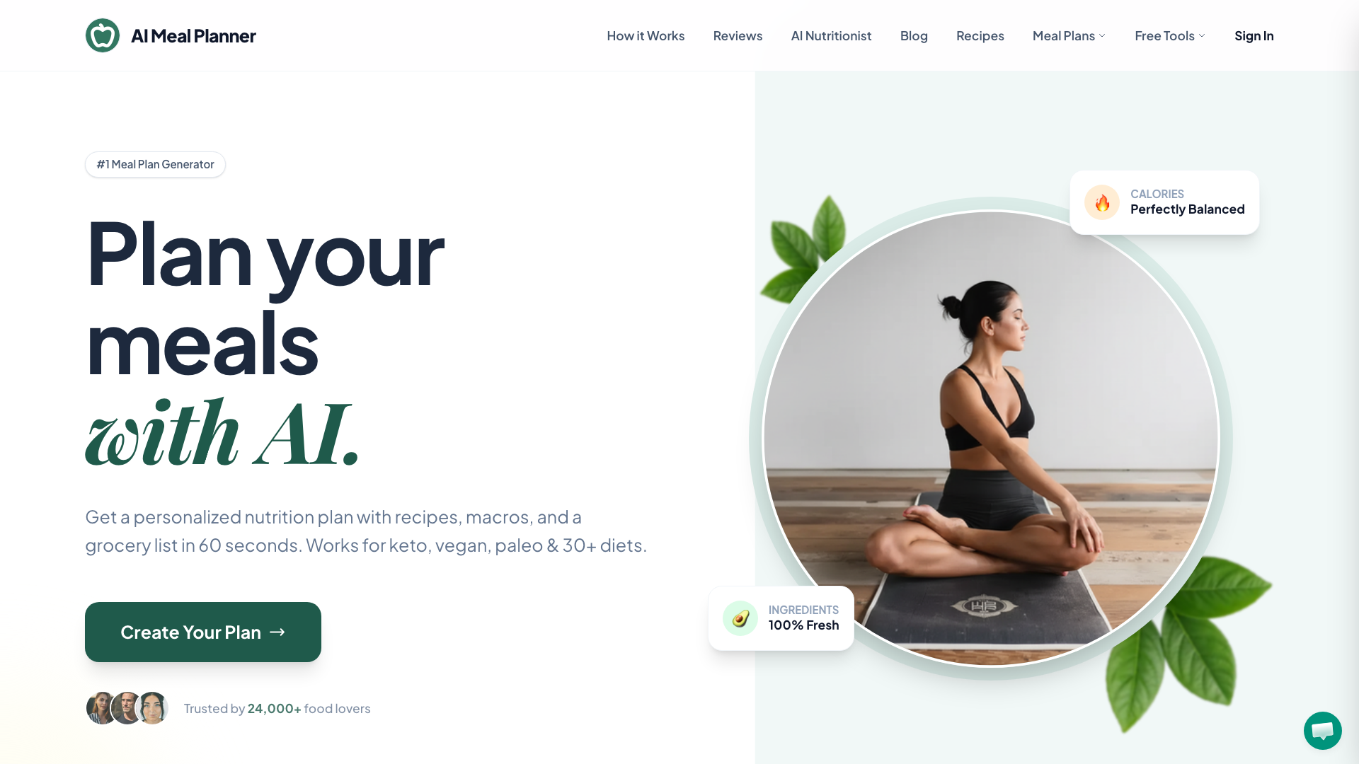 AI Meal Planner product screenshot