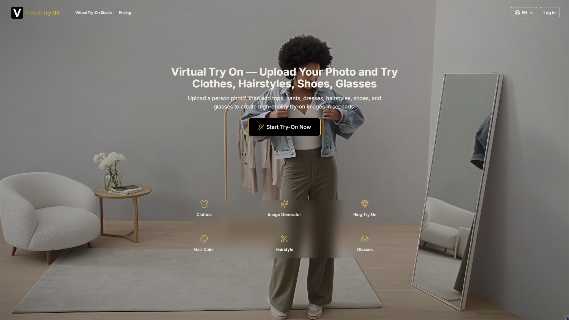 Virtual Try On product screenshot