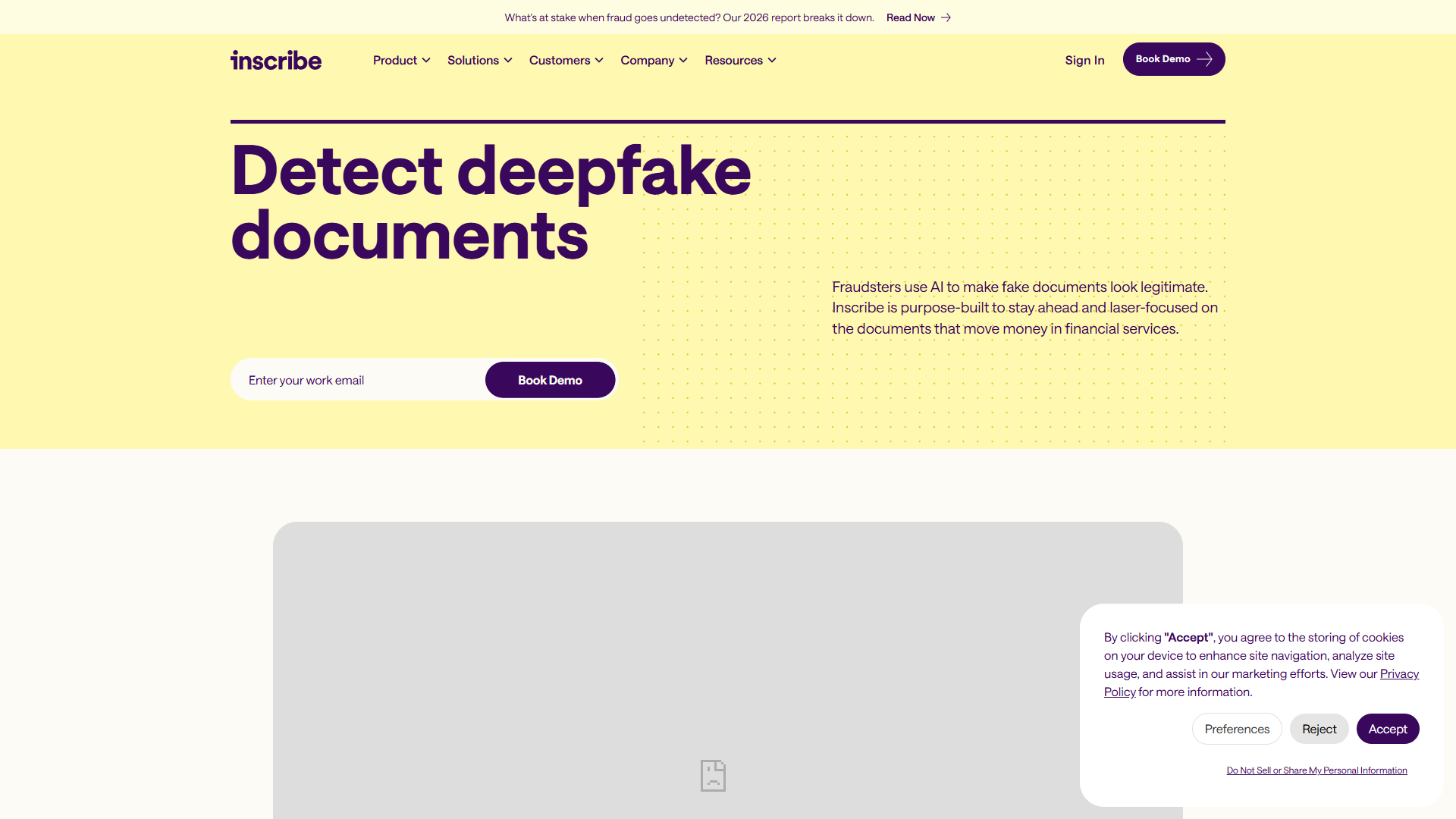Inscribe product screenshot