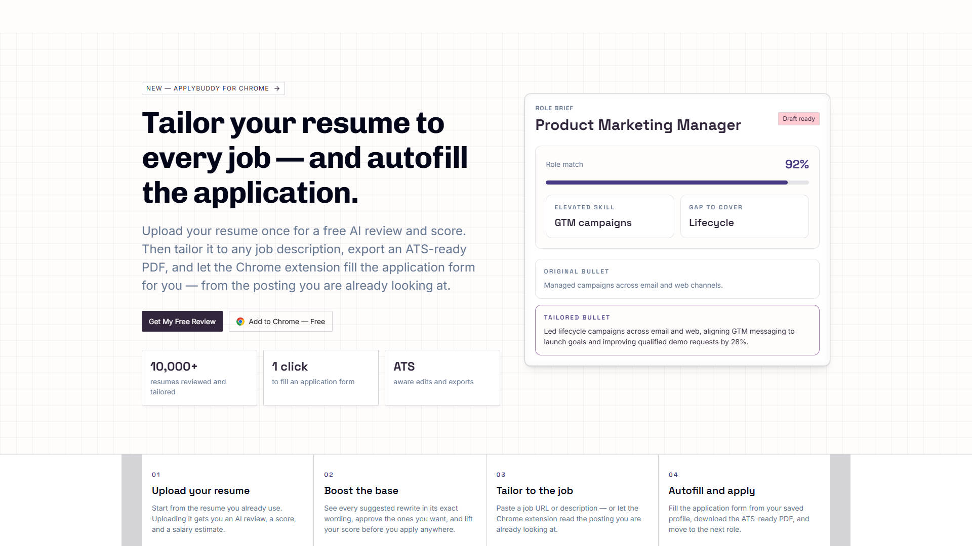 ApplyBuddy product screenshot