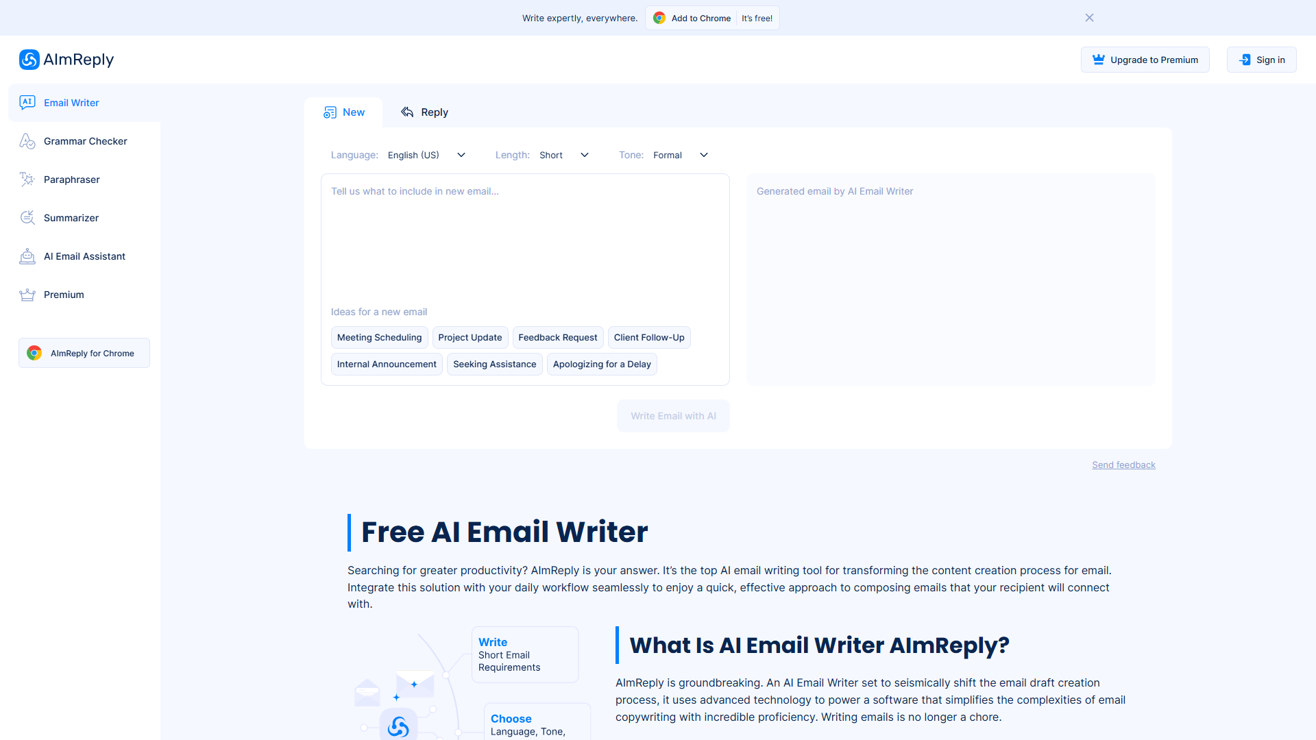 AImReply product screenshot