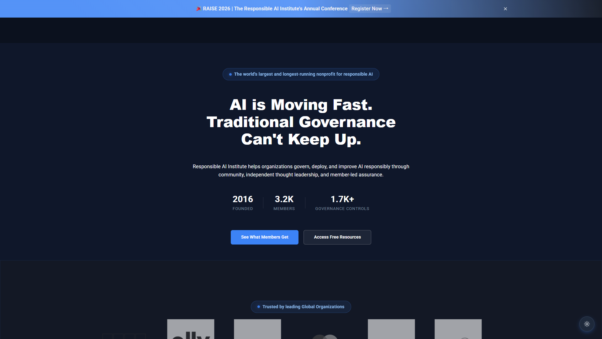 Responsible AI Institute product screenshot