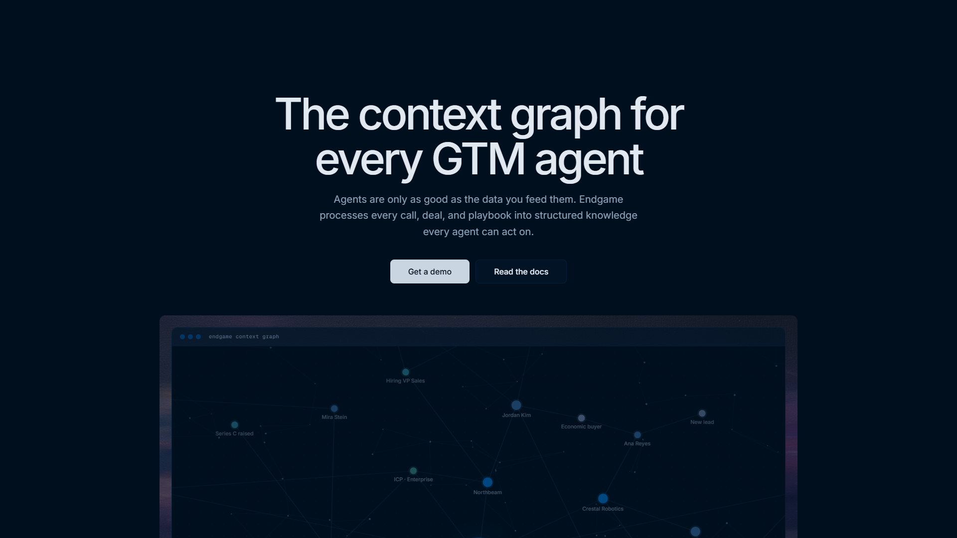 Endgame product screenshot