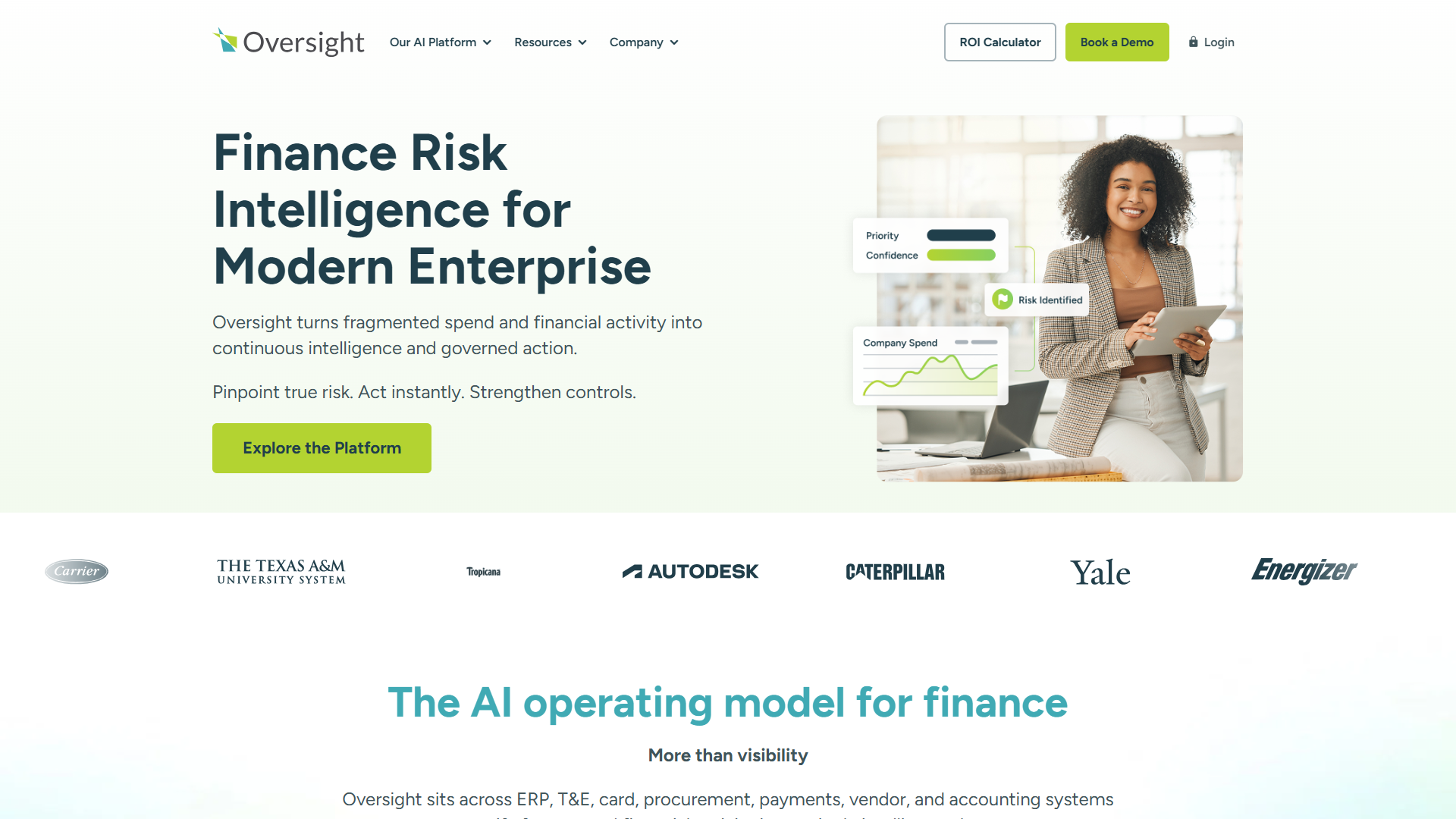 Oversight product screenshot