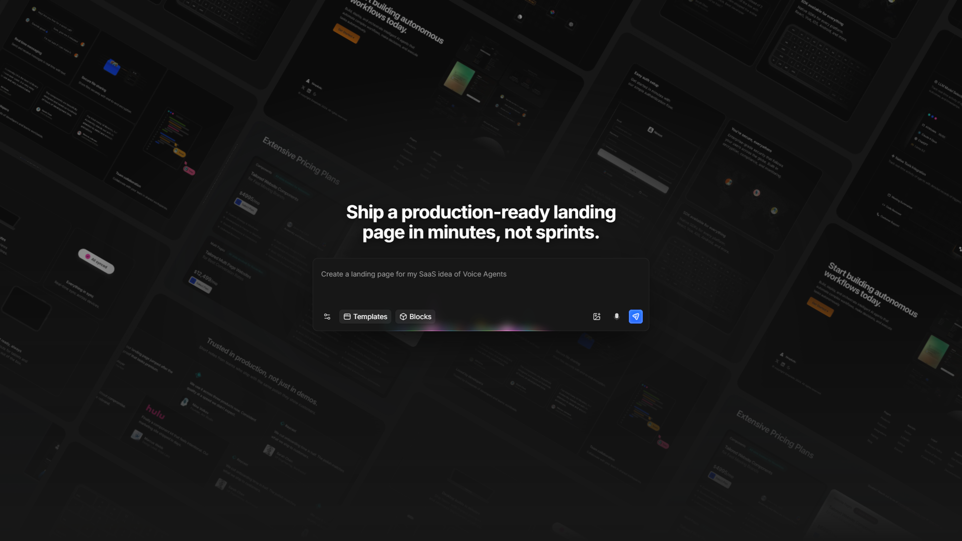 Acebuilder product screenshot