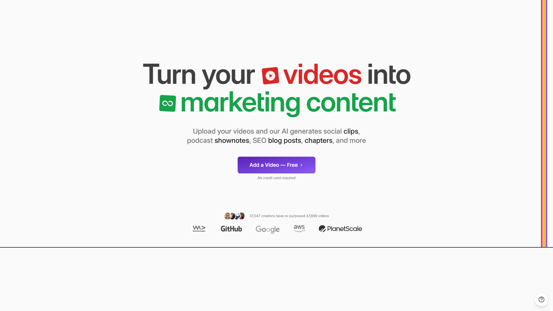 Video Tap product screenshot