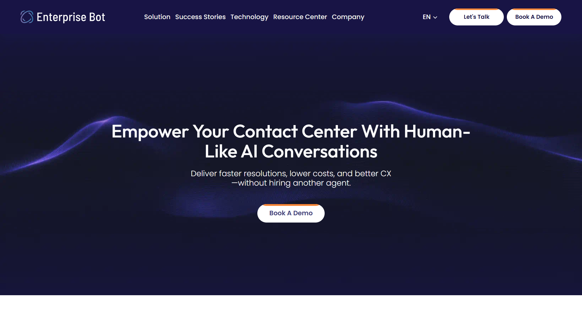 Enterprise Bot product screenshot