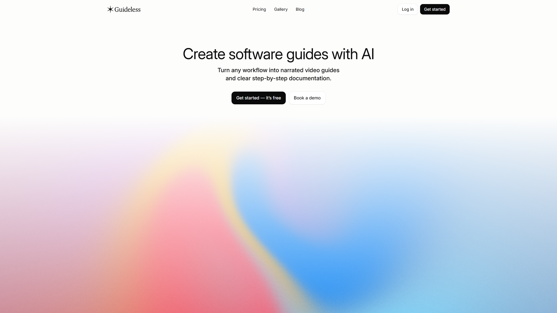 Guideless product screenshot