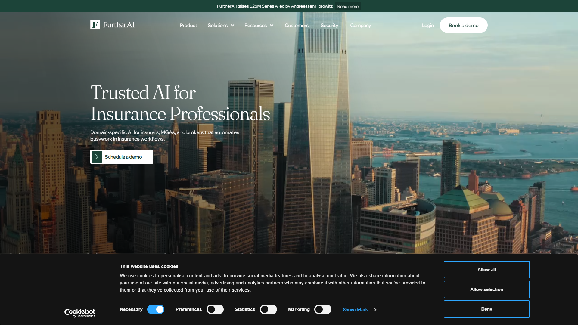 FurtherAI product screenshot