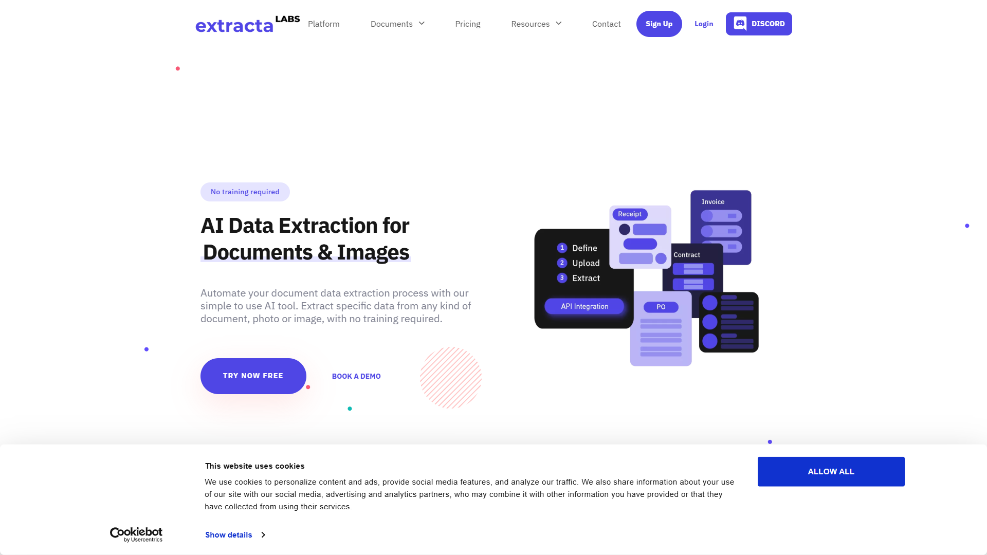 Extracta.ai product screenshot