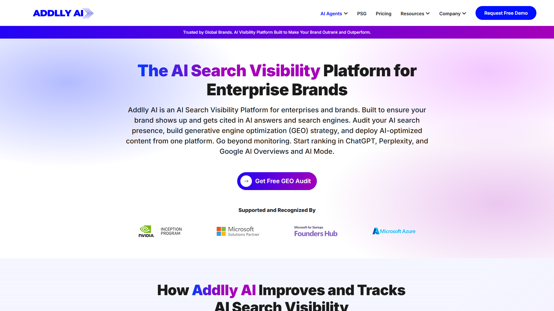 Addlly AI product screenshot