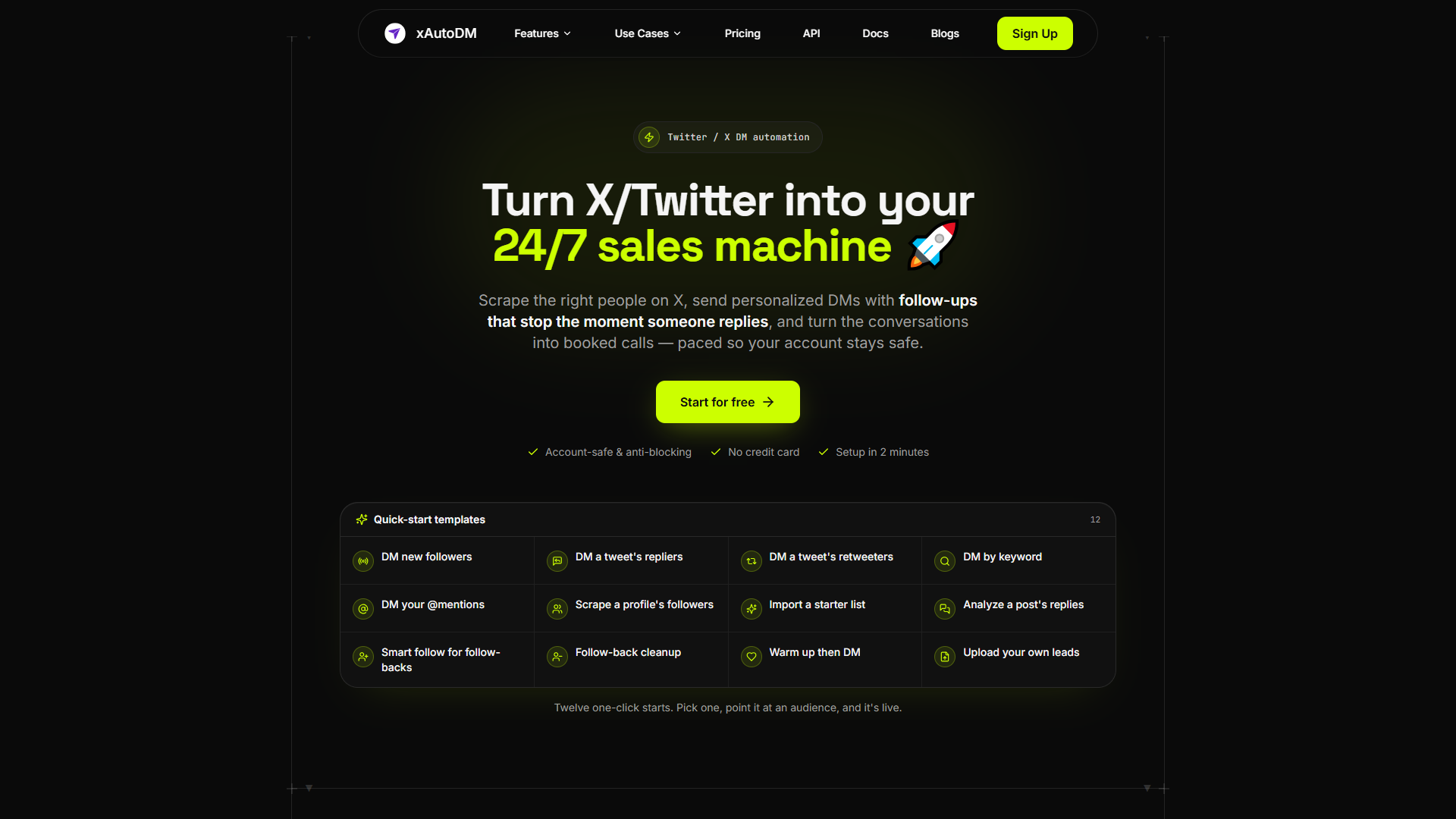 XAutoDM product screenshot