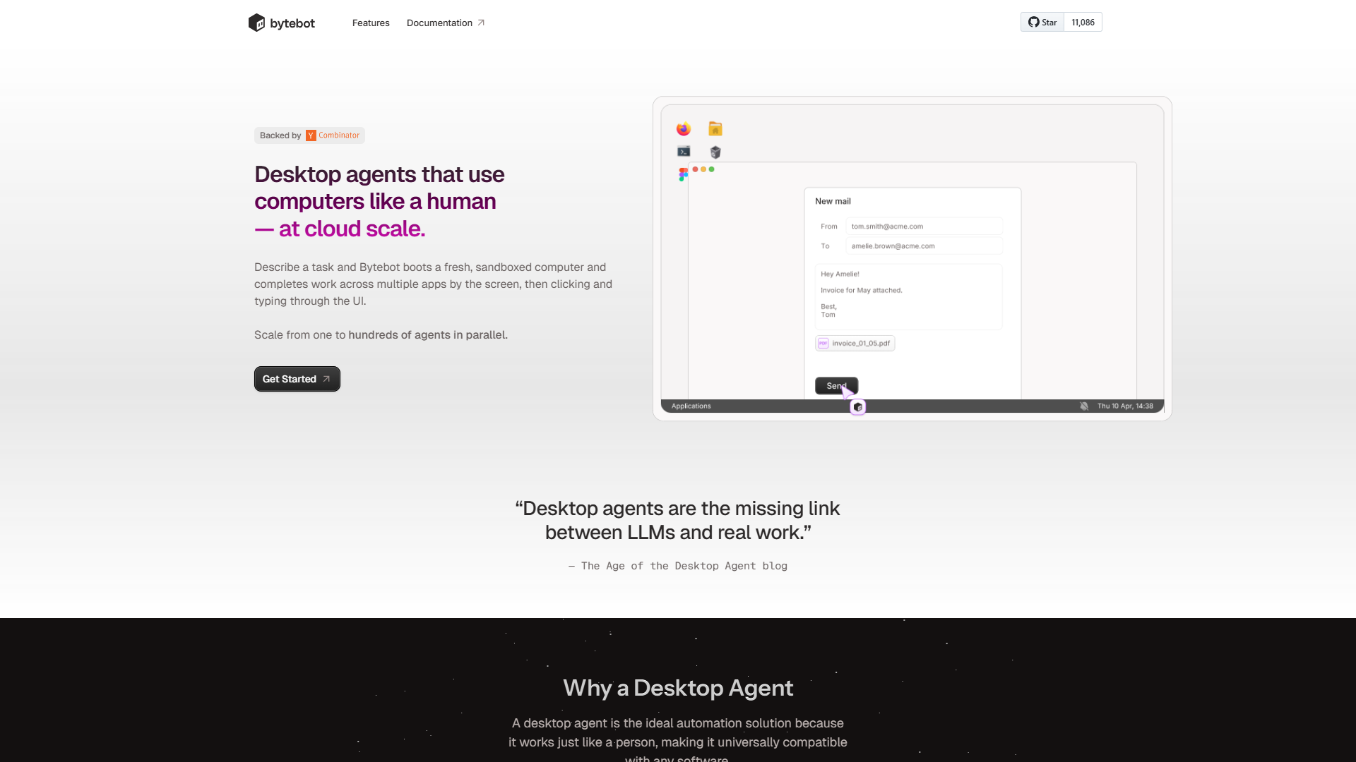 Bytebot product screenshot
