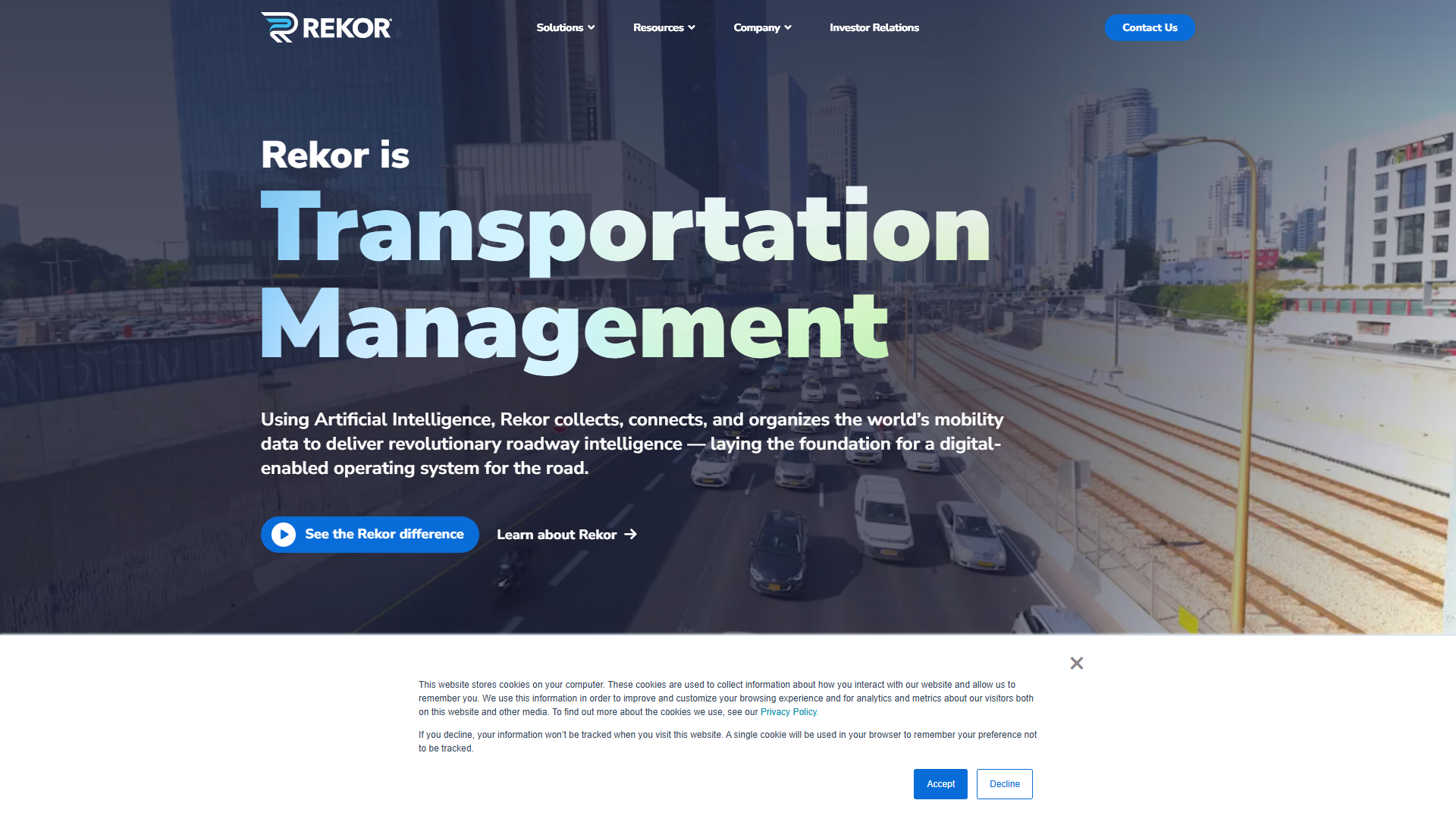 Rekor product screenshot