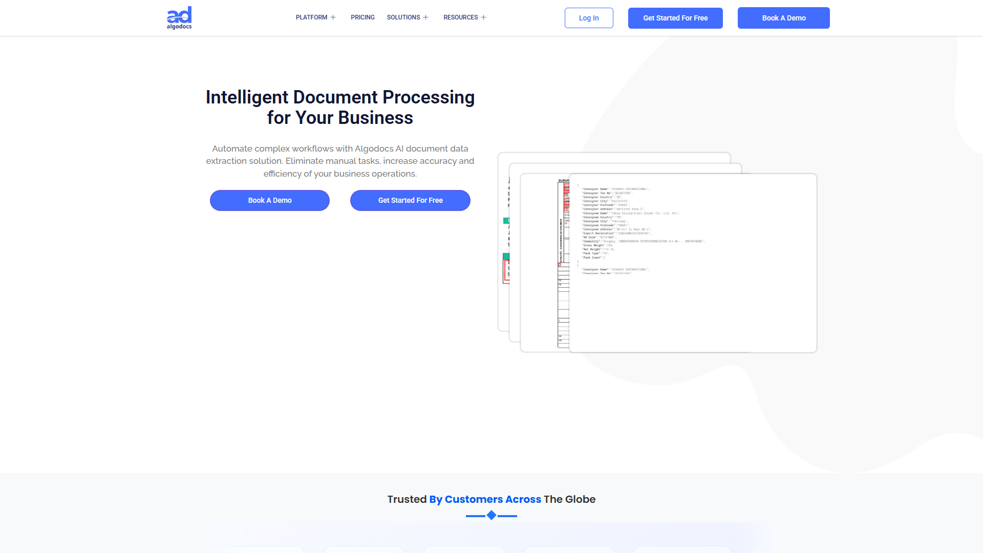 AlgoDocs product screenshot