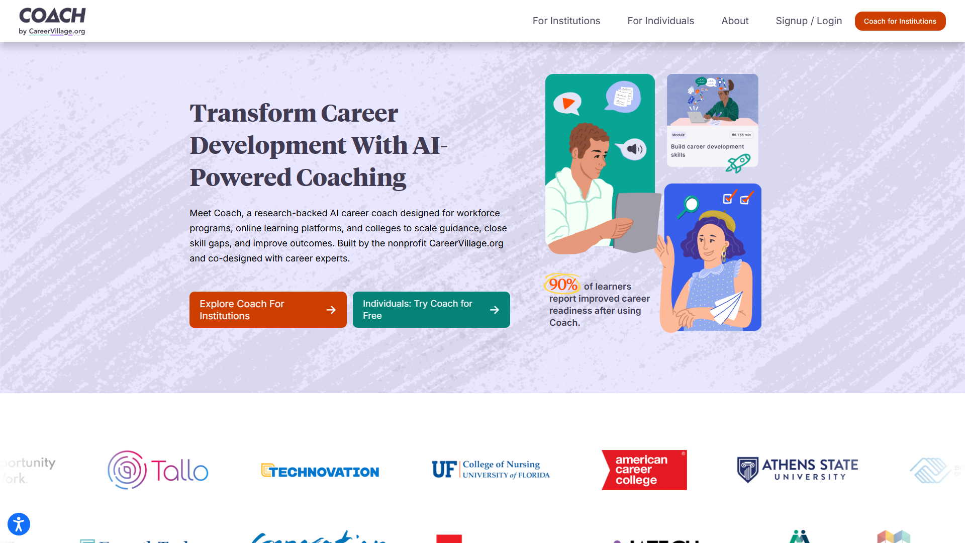 AI Career Coach product screenshot