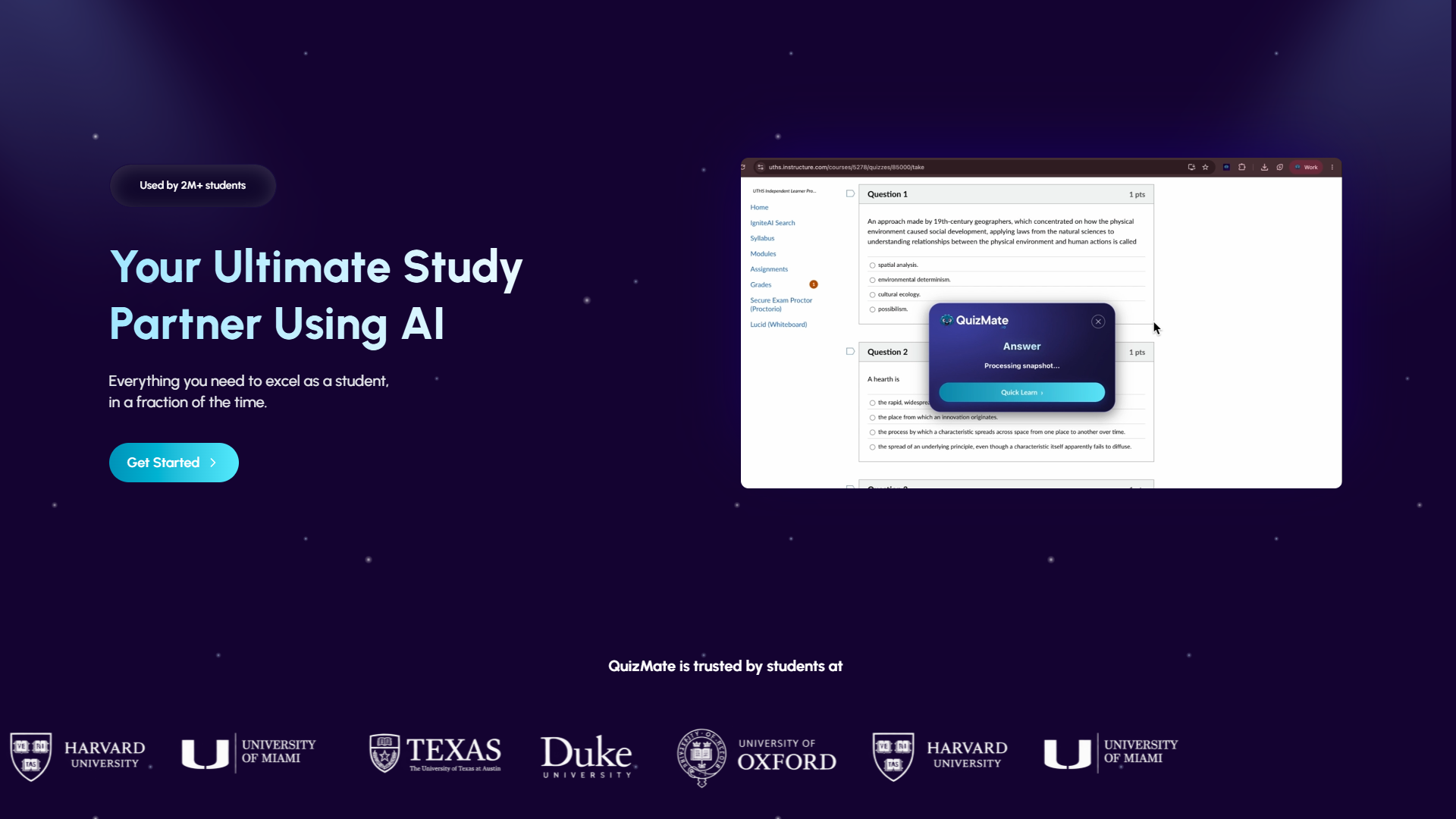 QuizMate product screenshot