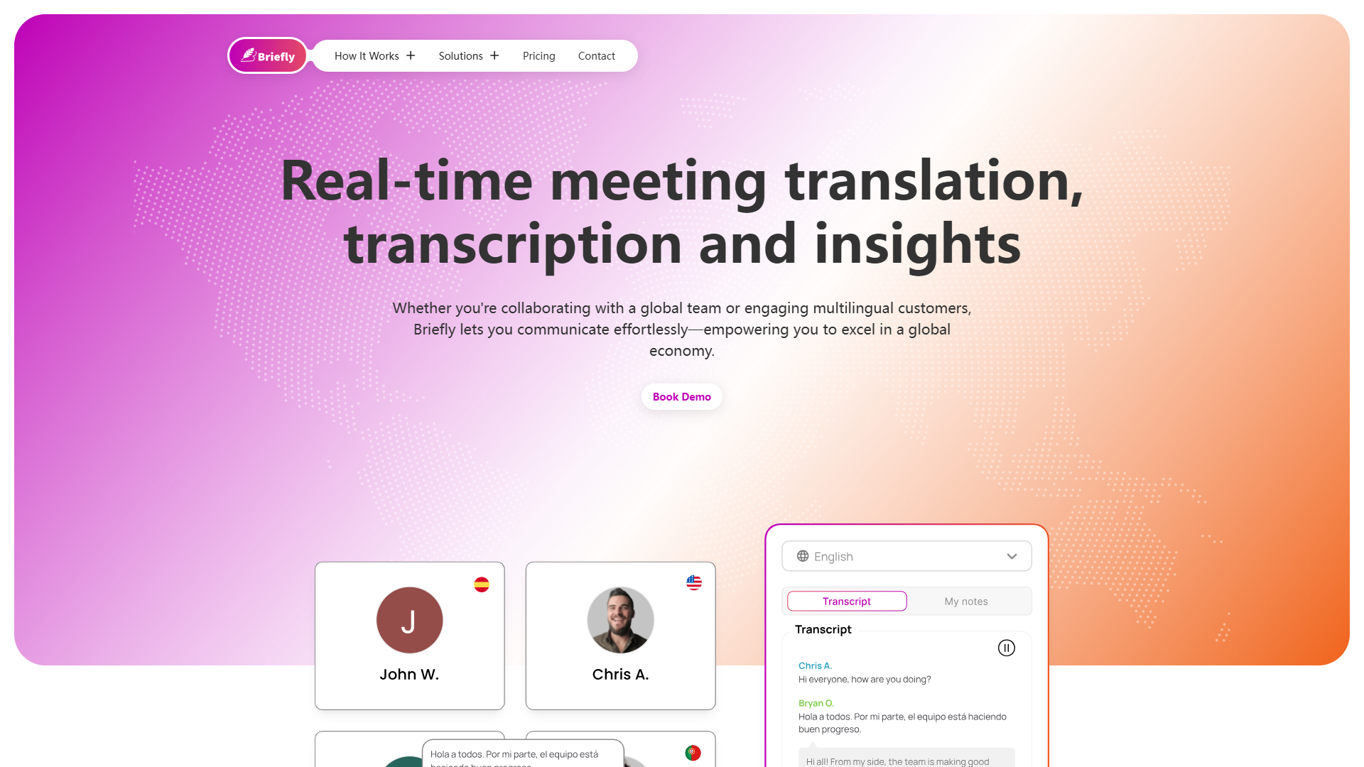 Briefly product screenshot
