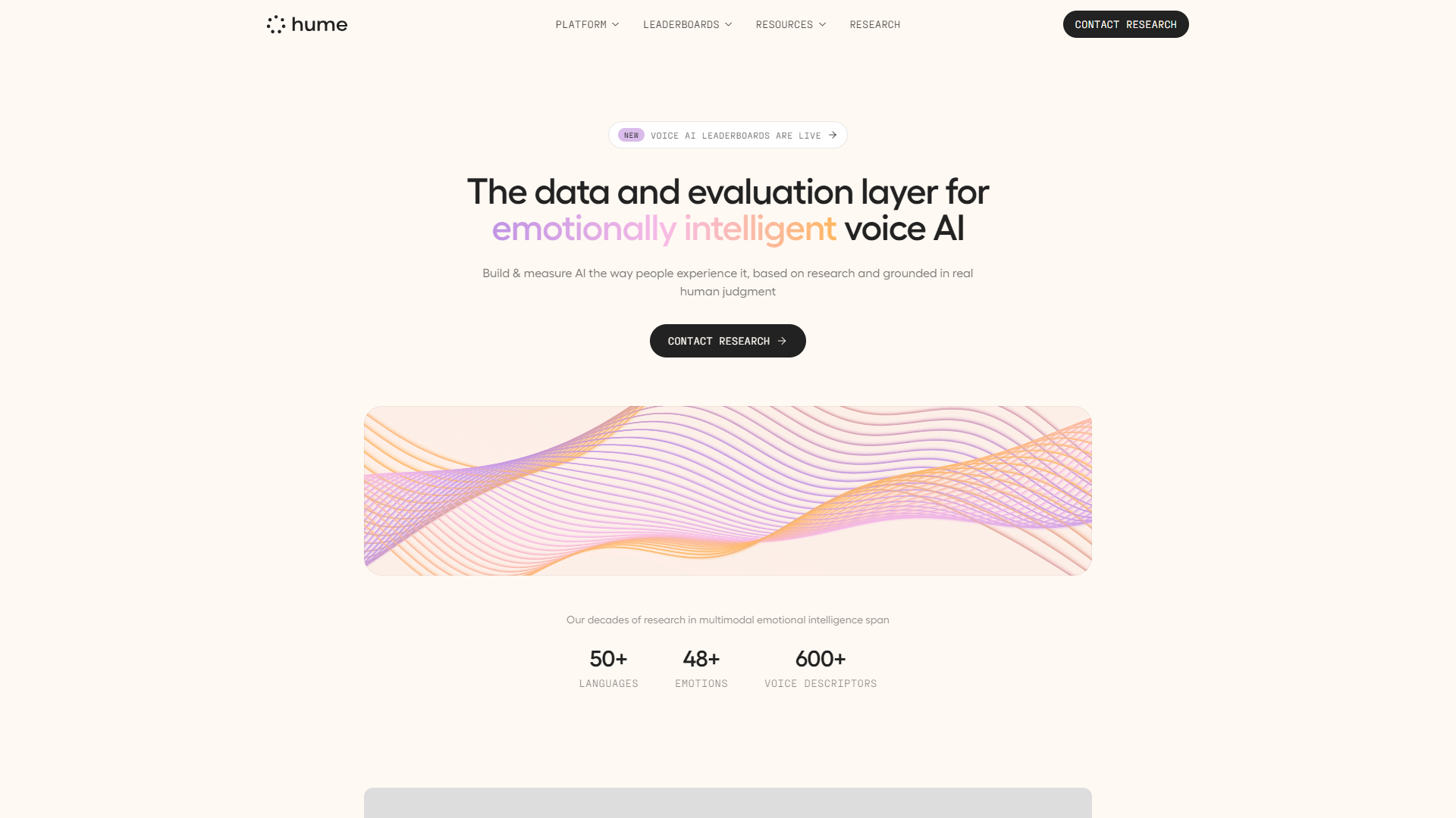 Hume AI product screenshot