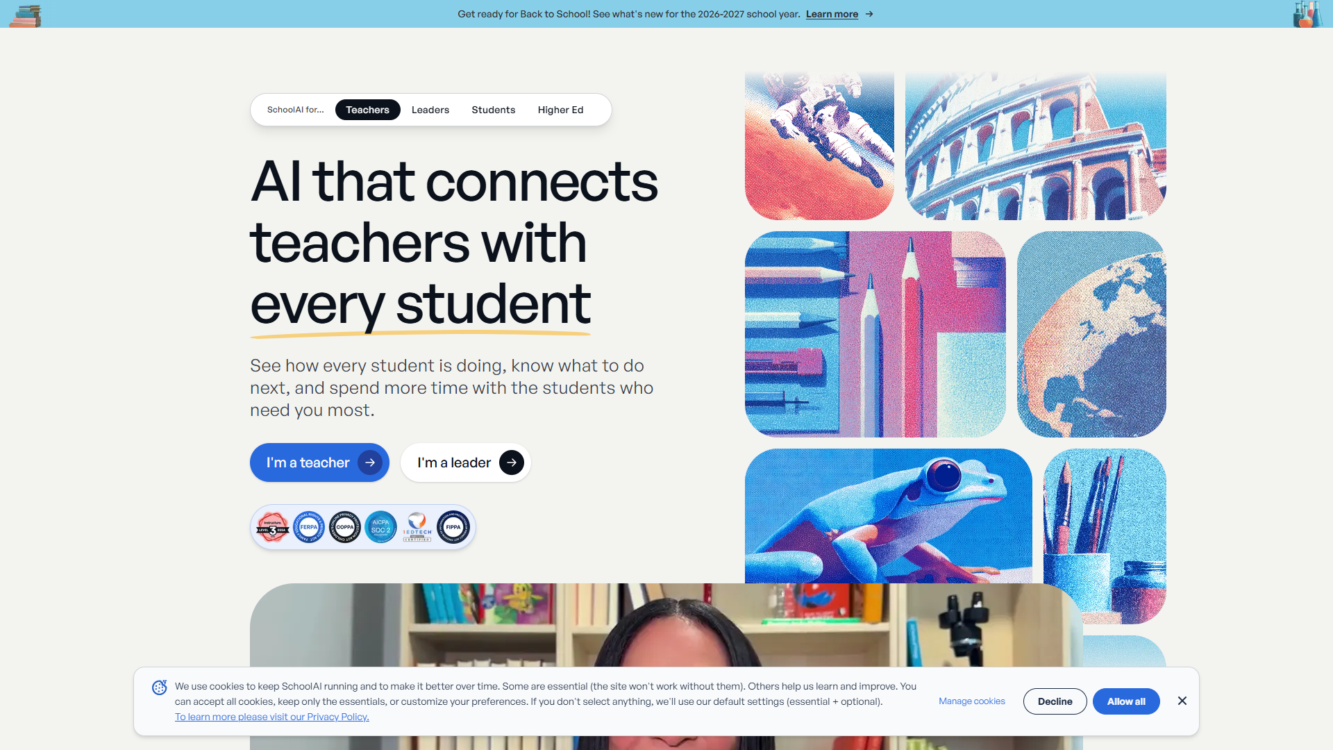 SchoolAI product screenshot