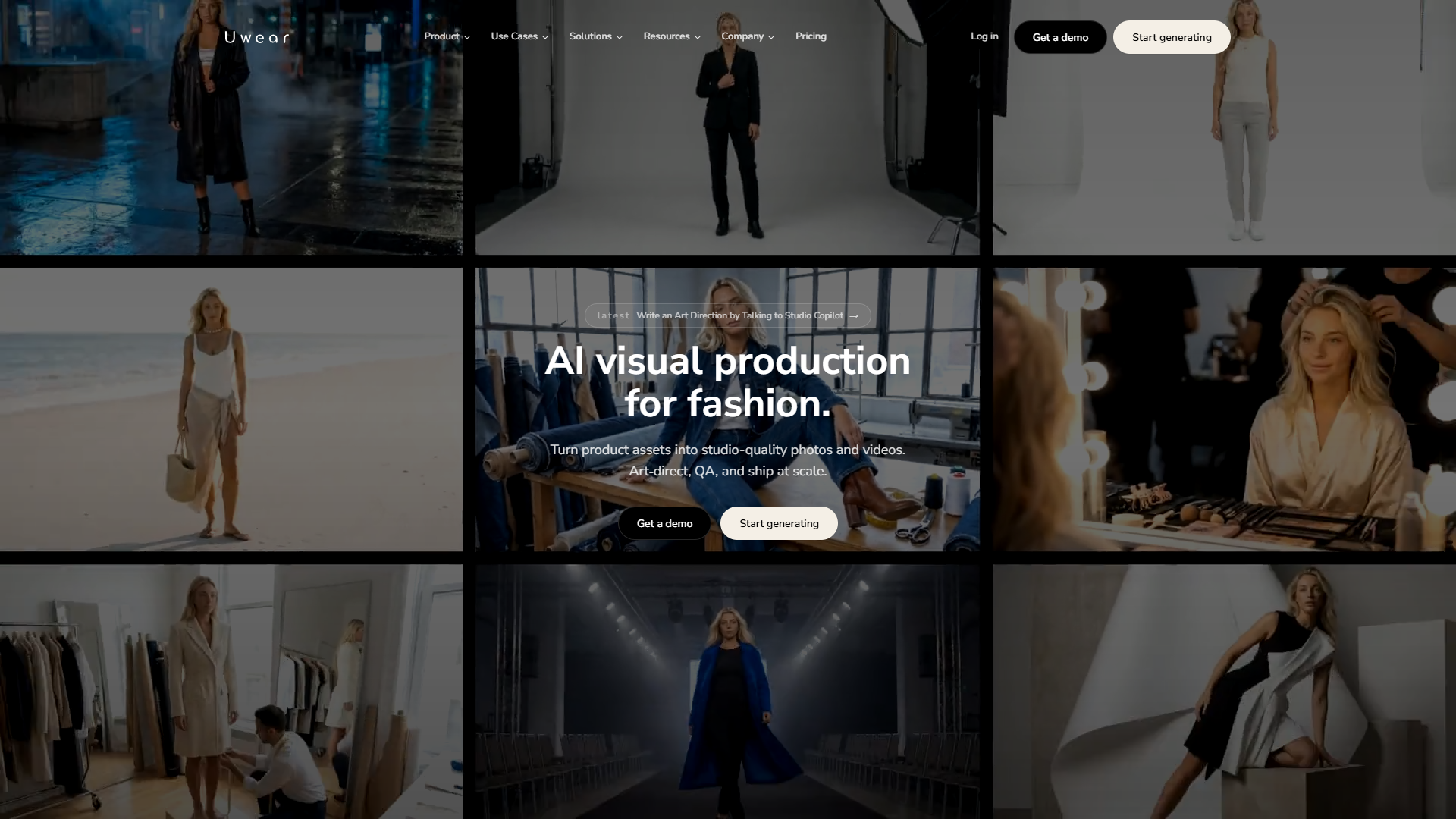 Uwear product screenshot