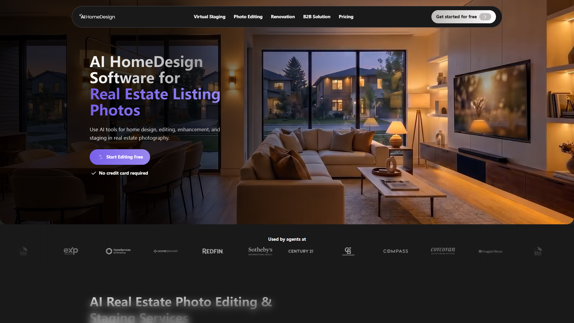 AI HomeDesign product screenshot