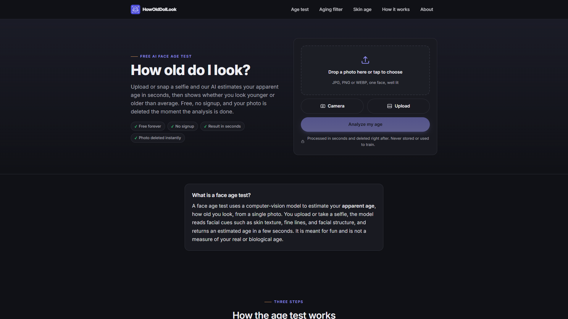 How Old Do I Look product screenshot
