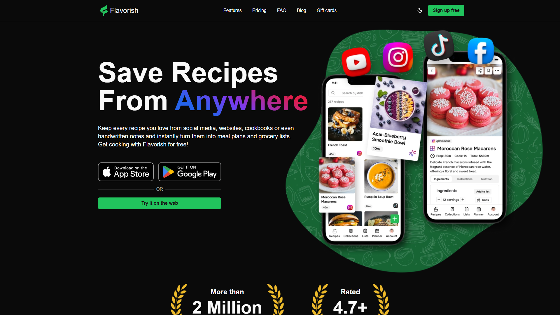 Flavorish product screenshot