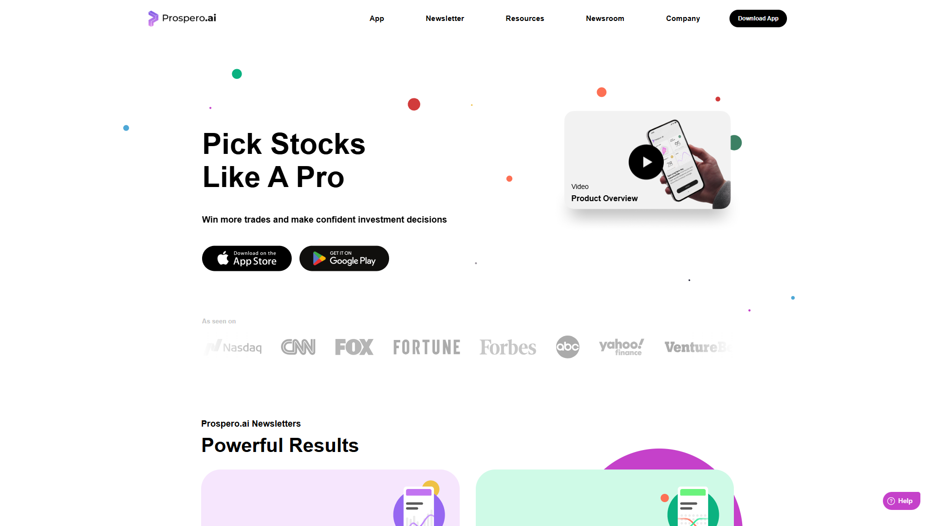 Prospero.ai product screenshot