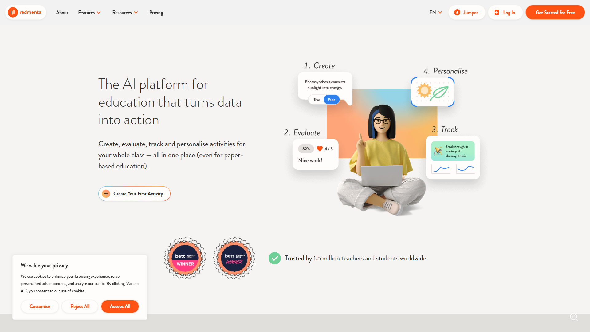 Redmenta product screenshot