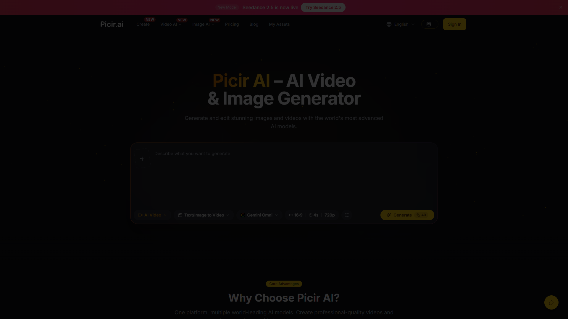 Picir AI product screenshot