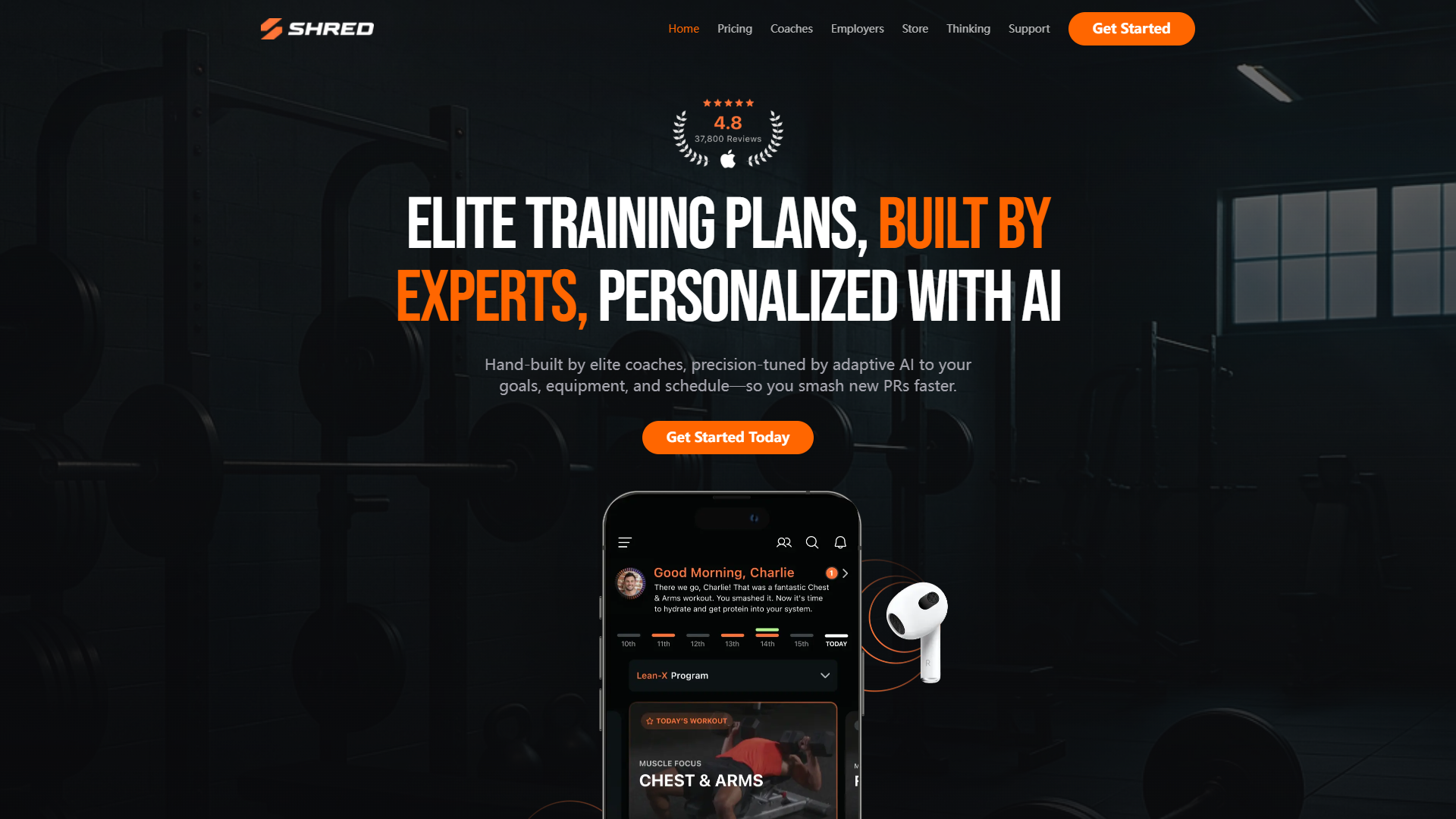 Shred App product screenshot