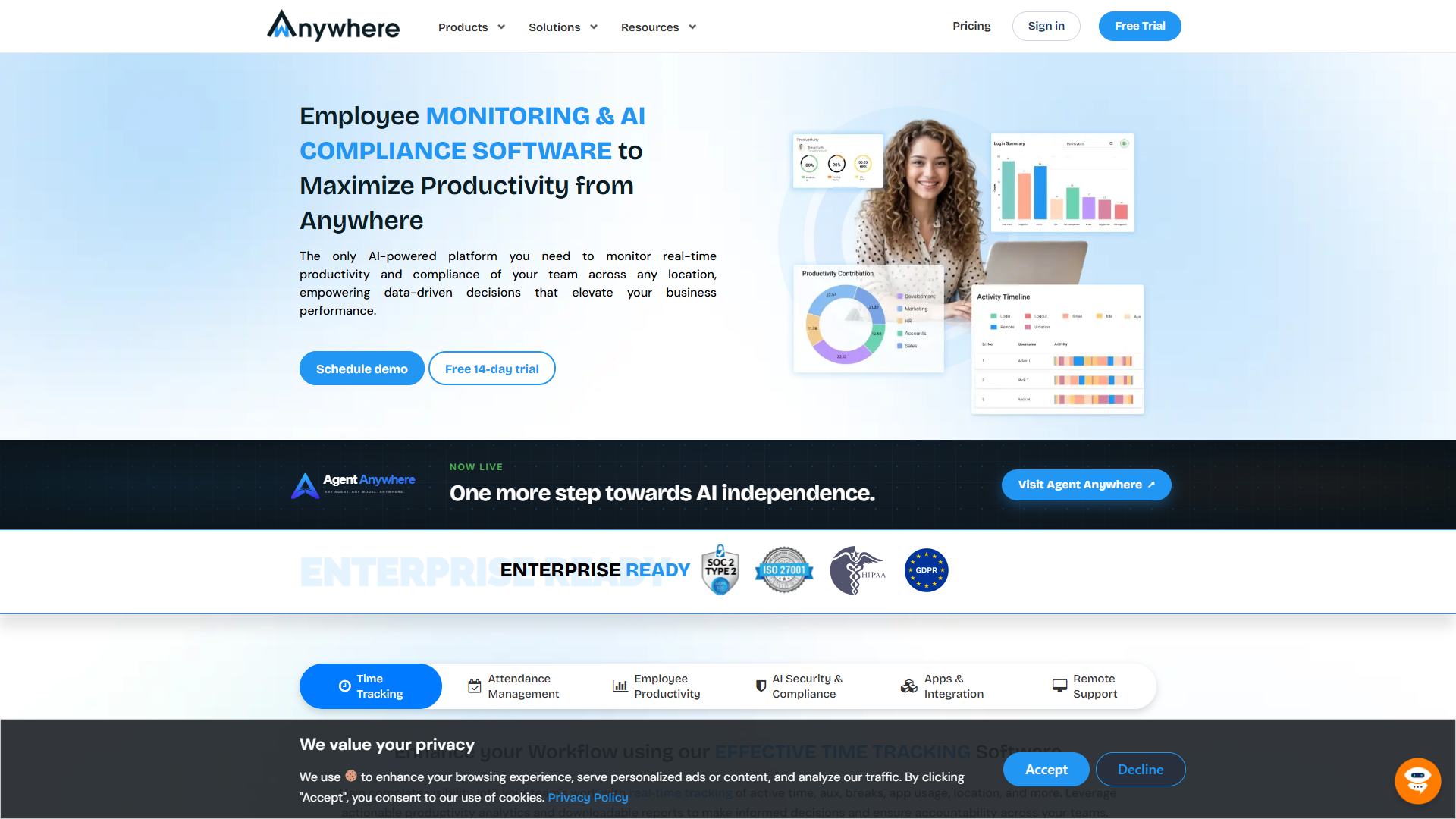 Wanywhere product screenshot