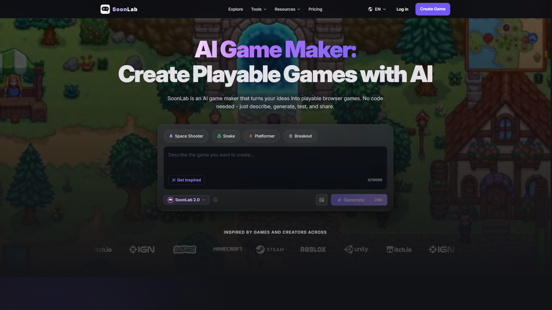 SoonLab product screenshot