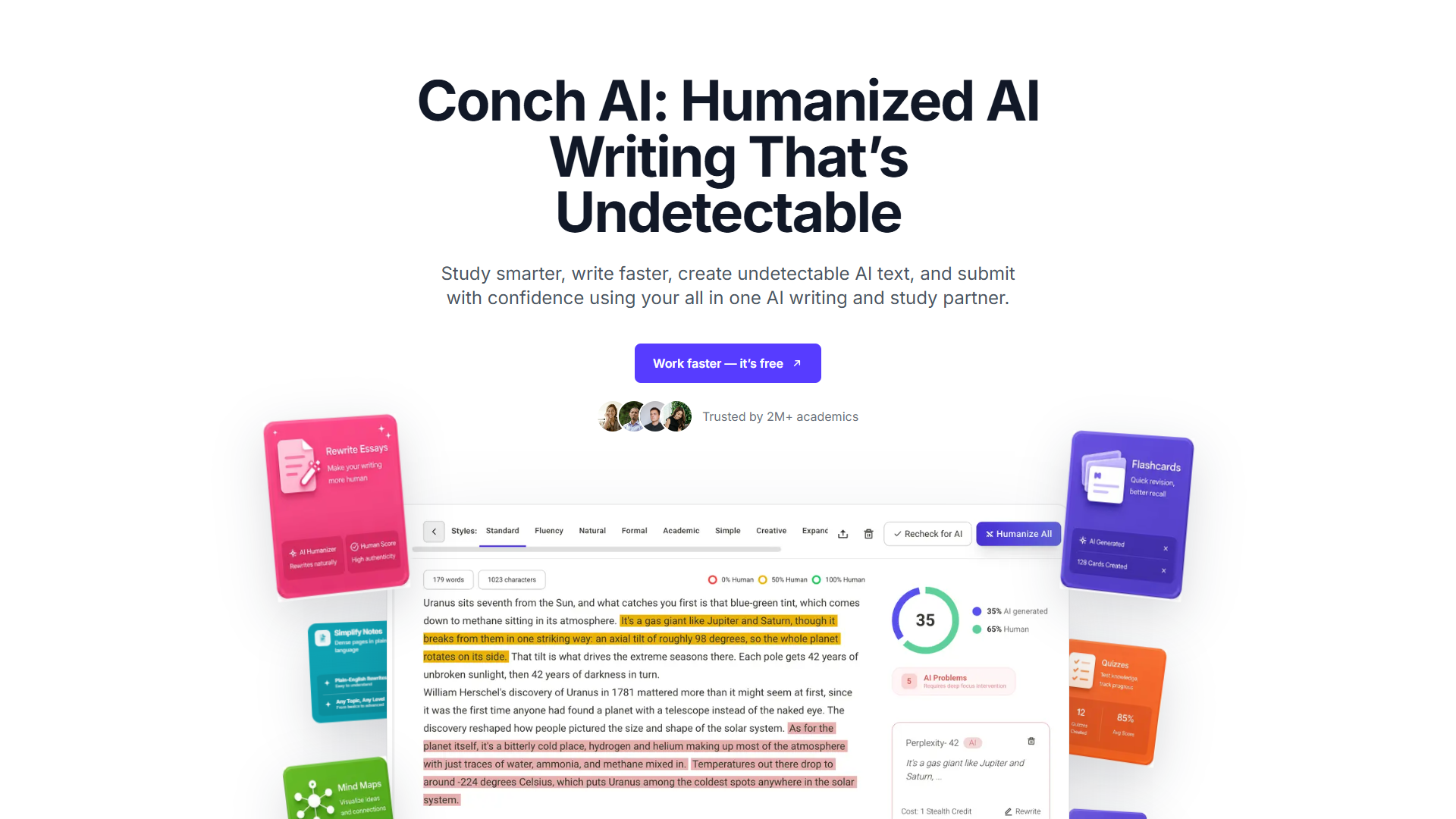 Conch AI product screenshot