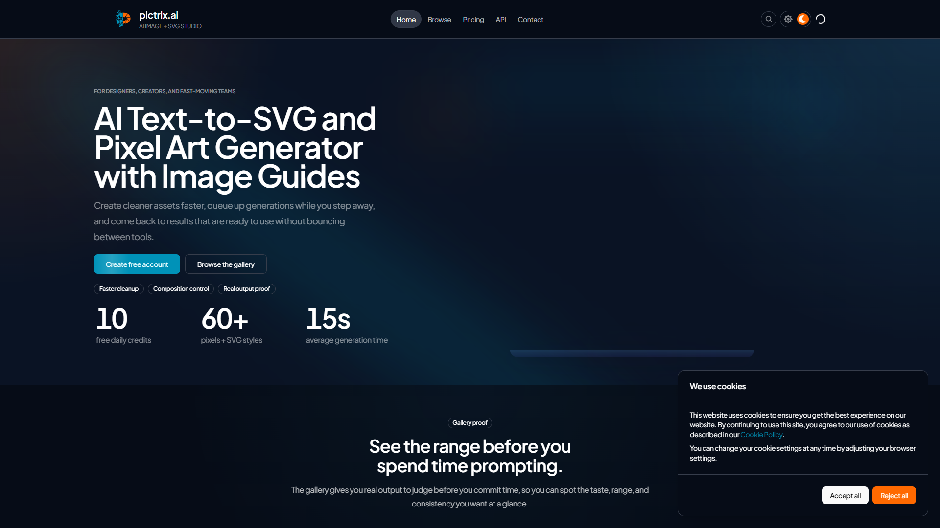 PicTrix product screenshot