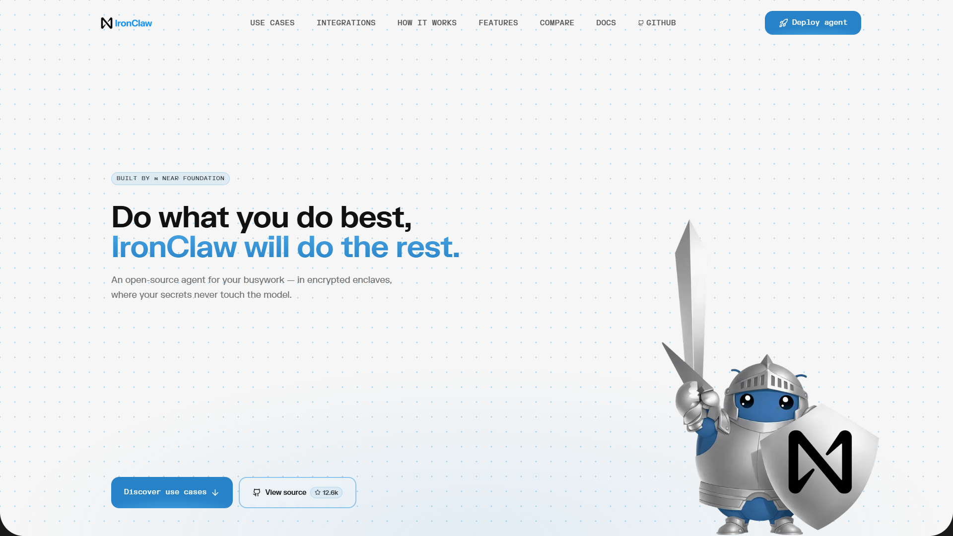 IronClaw product screenshot