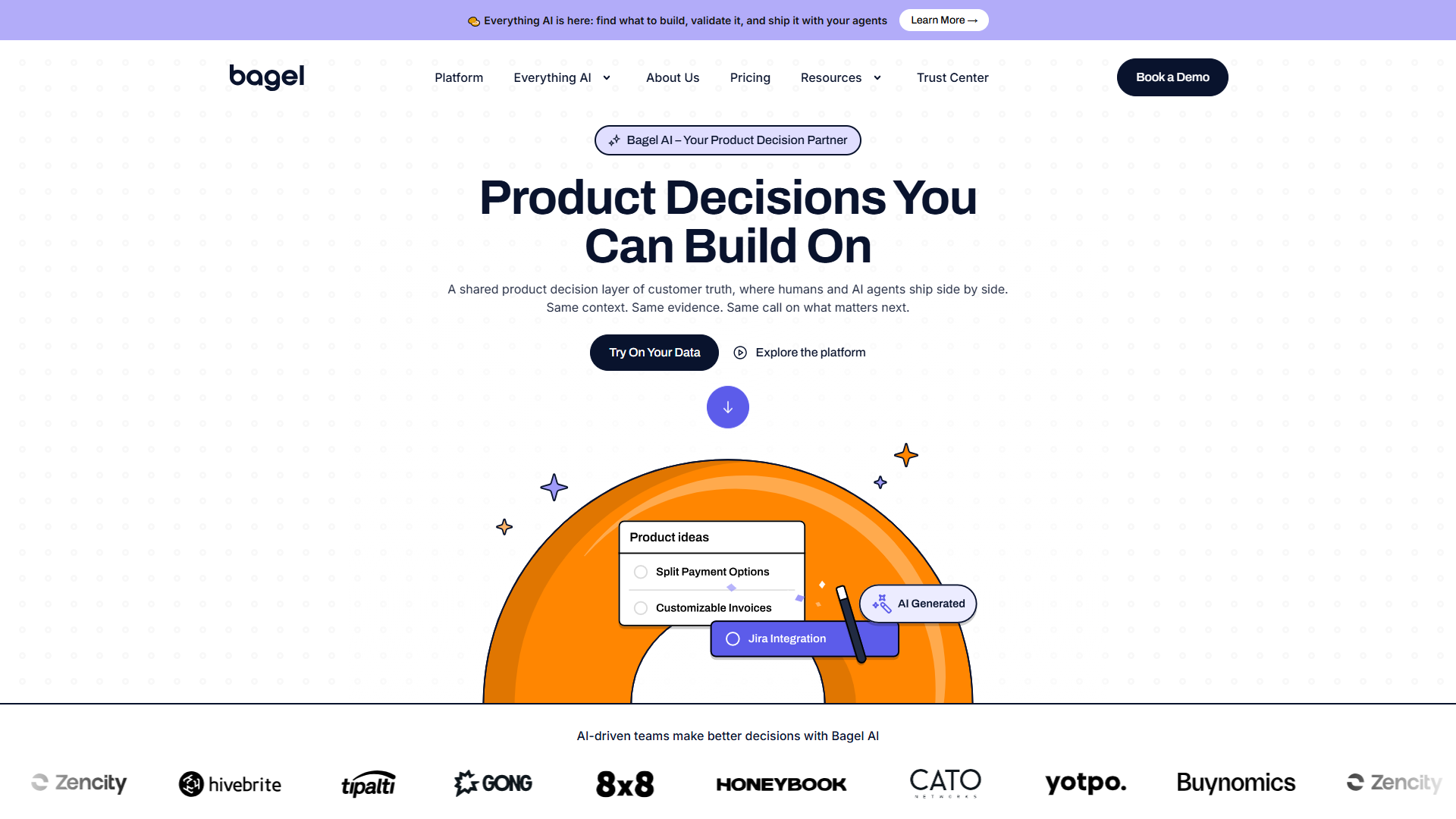 Bagel product screenshot