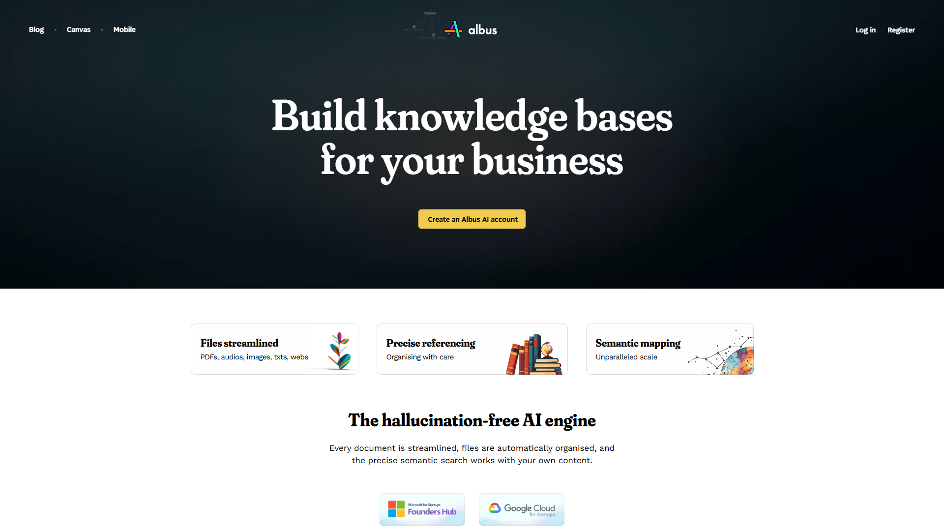 Albus product screenshot