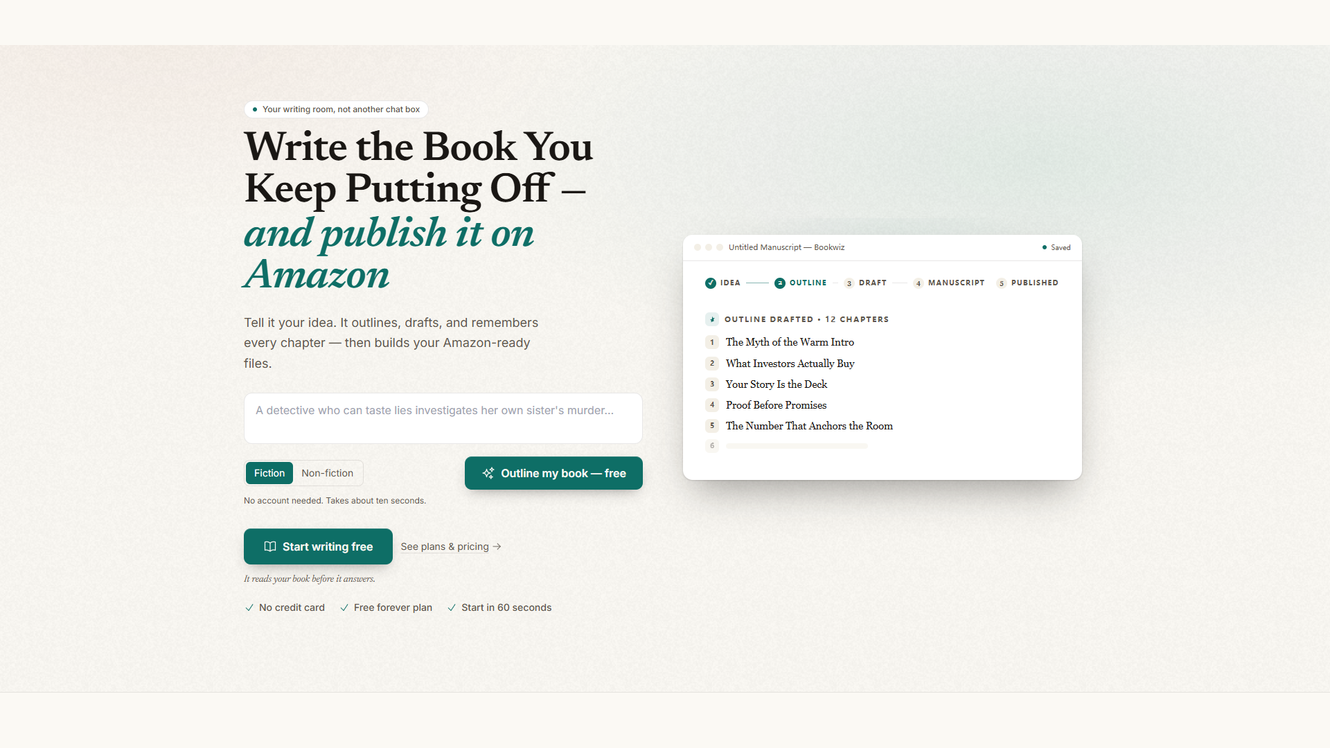 BookWiz product screenshot