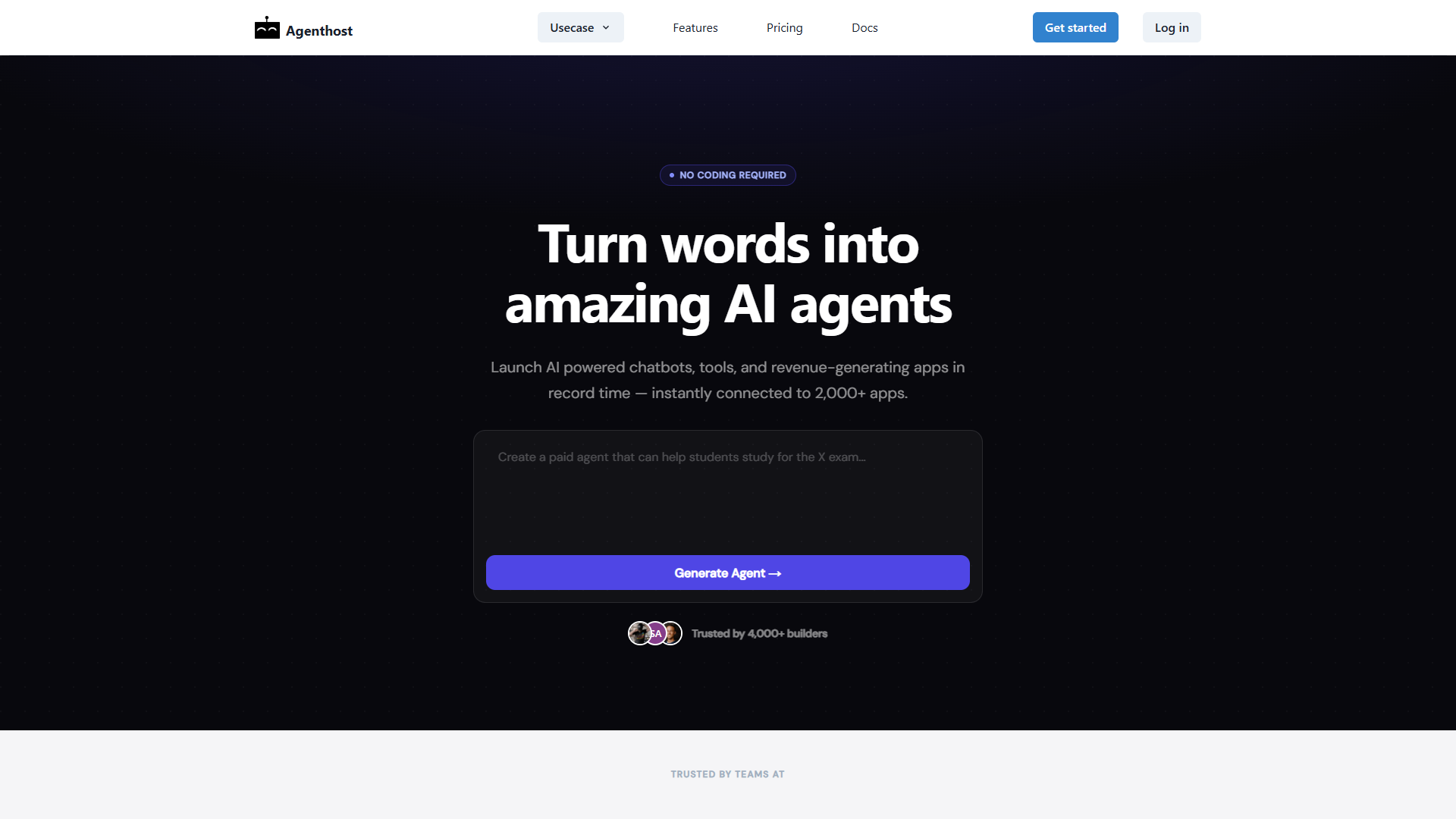 AgentHost product screenshot