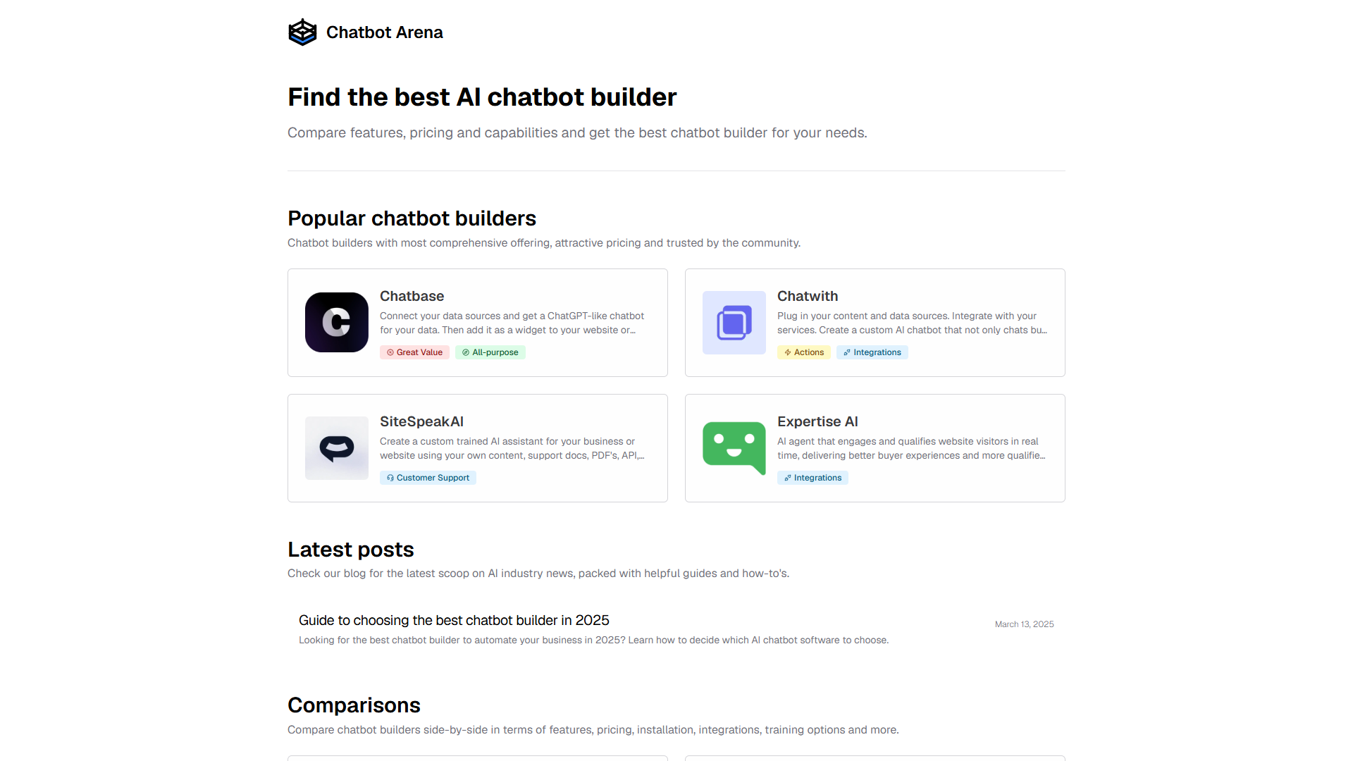 Chatbot Arena product screenshot