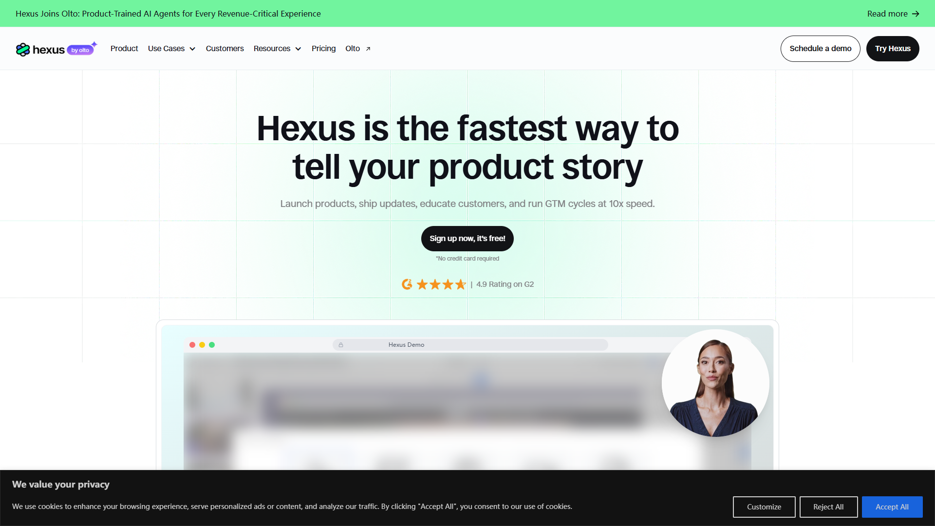 Hexus product screenshot