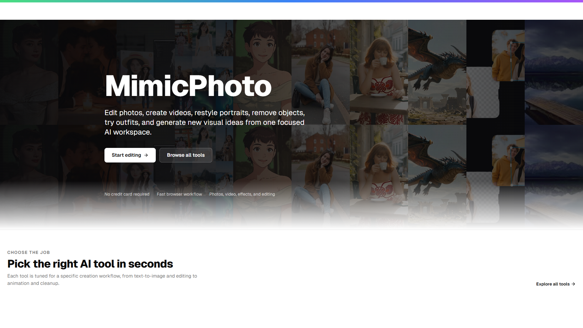 MimicPhoto product screenshot
