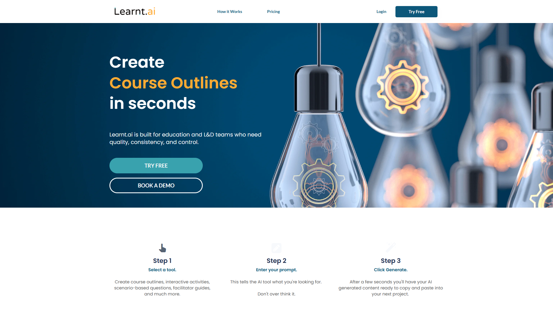 Learnt.ai product screenshot