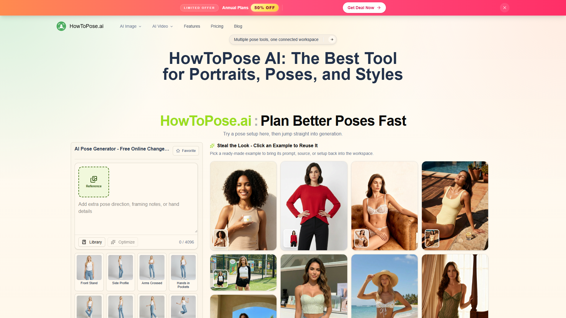 HowToPose product screenshot