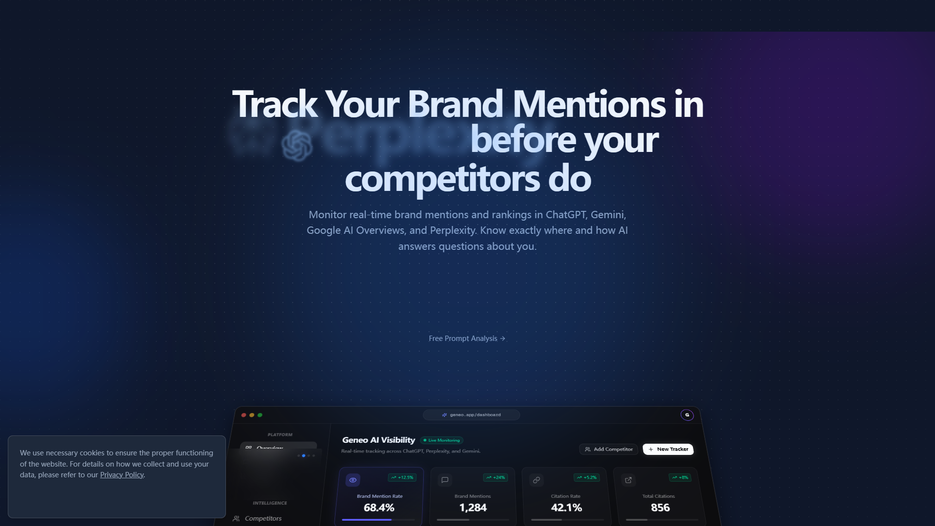 Geneo product screenshot